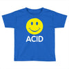 acid house smiley face 90's rave club hardcore party Toddler T-shirt