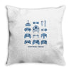 control freak Throw Pillow