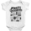 pirate crossword Baby Onesie