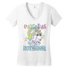 unicorns are born in november cute unicorn Women's V-Neck T-Shirt