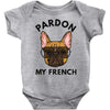 pardon my french Baby Bodysuit