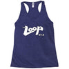 the loop where chicago rocks fm 97.9 Racerback Tank