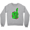 zombie okay Crewneck Sweatshirt