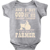 the 8th day god made farmers Baby Onesie