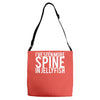 i've seen more spine in jellyfish Adjustable Strap Totes