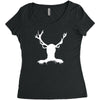 hannibal   stag Women's Triblend Scoop T-shirt