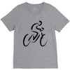 bike rider biker cyclist V-Neck Tee