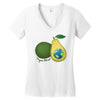 vegan world Women's V-Neck T-Shirt