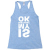 is my birthday ok Racerback Tank