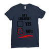 am i childish Ladies Fitted T-Shirt