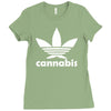 cannabis Ladies Fitted T-Shirt