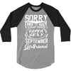 This Guy Is Taken By A Super Sexy September Girlfriend 3/4 Sleeve Shirt