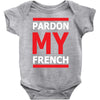 pardon my french Baby Onesie