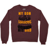 Son Is Super and I Am The Lucky One Because I Get To Be His Dad Crewneck Sweatshirt