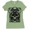 skull Ladies Fitted T-Shirt