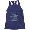 everything i like girls Racerback Tank