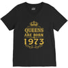 queens are born in 1973 V-Neck Tee