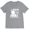 if zombies chase us im tripping you up V-Neck Tee
