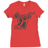 sweet 21 twenty Ladies Fitted T-Shirt