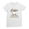coffee required Ladies Fitted T-Shirt