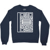 qr composition Crewneck Sweatshirt