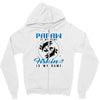 Papaw is my Name Fishing Is My Game Zipper Hoodie