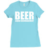 beer liquid Ladies Fitted T-Shirt