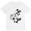 wolverine vs hulk V-Neck Tee