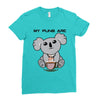 my puns are Ladies Fitted T-Shirt