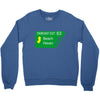 gps logo free exit 63 beach haven Crewneck Sweatshirt
