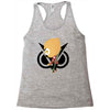 funny black gamming Racerback Tank