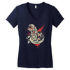 chest burstin' alien Women's V-Neck T-Shirt