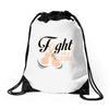Fight For a Cure Uterine Cancer Awareness Drawstring Bags
