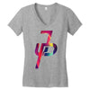 jake paul cool colors Women's V-Neck T-Shirt