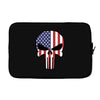skull u.s.a. back Laptop sleeve
