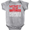 money can't buy happiness but it can buy a dirt bike Baby Onesie