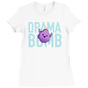 drama bomb Ladies Fitted T-Shirt
