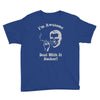 i'm awesome  funnycomic deal with it party retro cool Youth Tee