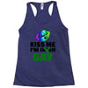 kiss me im gay Racerback Tank