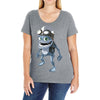 funny crazy frog, ideal gift or birthday present Ladies Curvy T-Shirt