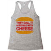 royale with cheese Racerback Tank