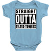 straight outta tilted towers Baby Bodysuit