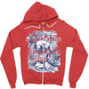 quick brown fox Zipper Hoodie
