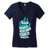 not what i am Women's V-Neck T-Shirt