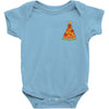 pizza christmas tree pocket Baby Bodysuit