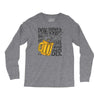 don't drink and drive you might spill your beer Long Sleeve Shirts