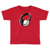 headphones black humor Toddler T-shirt