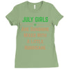 July Girls Ladies Fitted T-Shirt