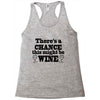 might be wine Racerback Tank