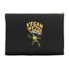 vegan pizza power Accessory Pouches